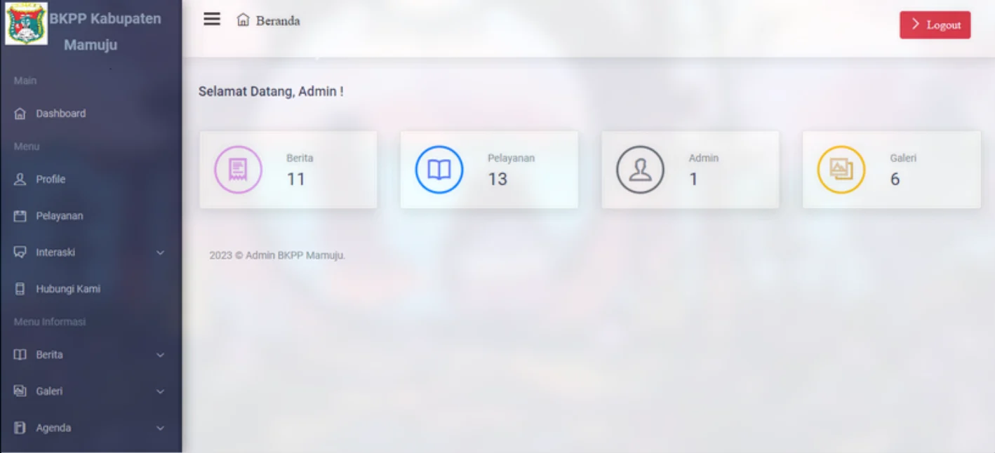 Admin Dashboard